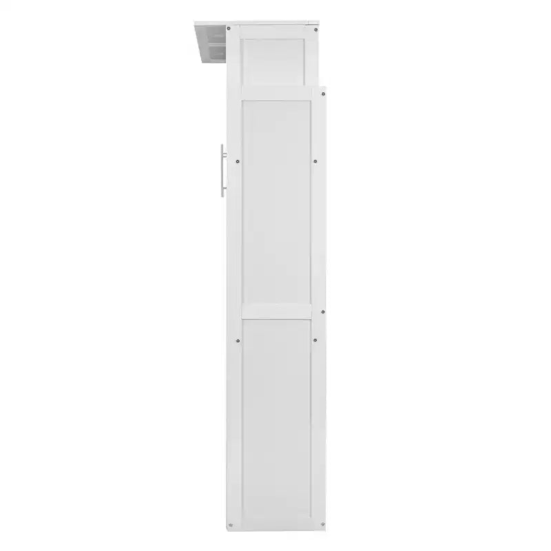 Lit avec étagères de rangement et lumières LED, armoire lit escamotable