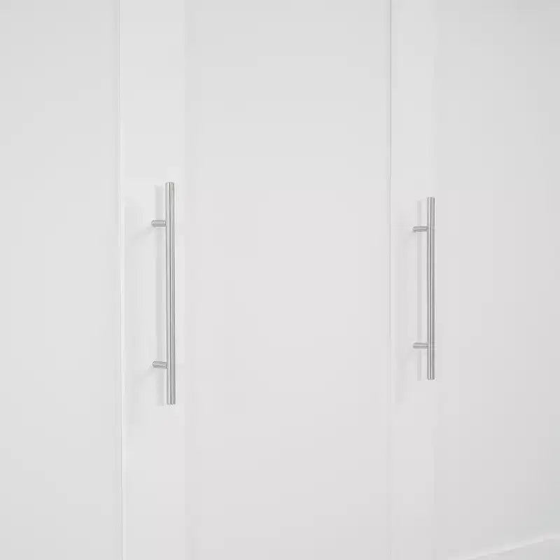 Lit avec étagères de rangement et lumières LED, armoire lit escamotable