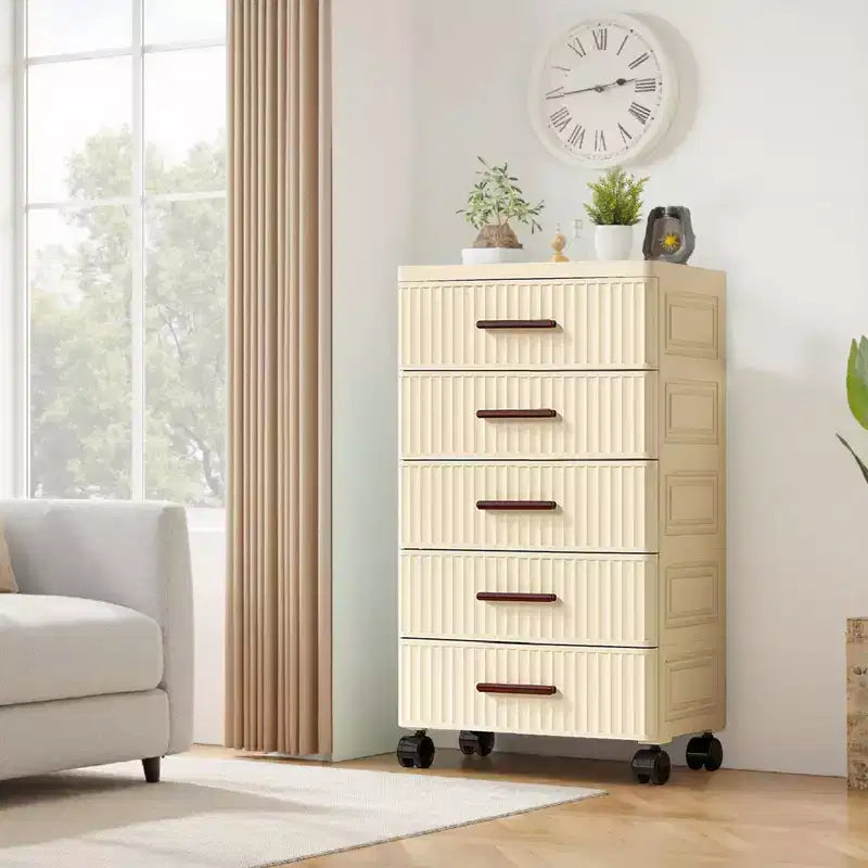 Armoire de rangement multifonctionnelle - Meuble de rangement à tiroirs mobile pour Chambre et Salon