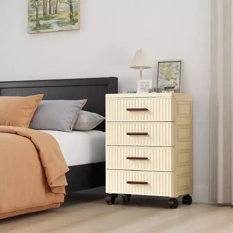 Armoire de rangement multifonctionnelle - Meuble de rangement à tiroirs mobile pour Chambre et Salon