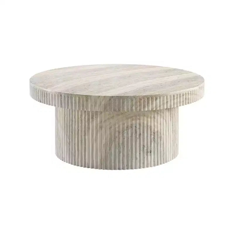 Table basse en béton ciré