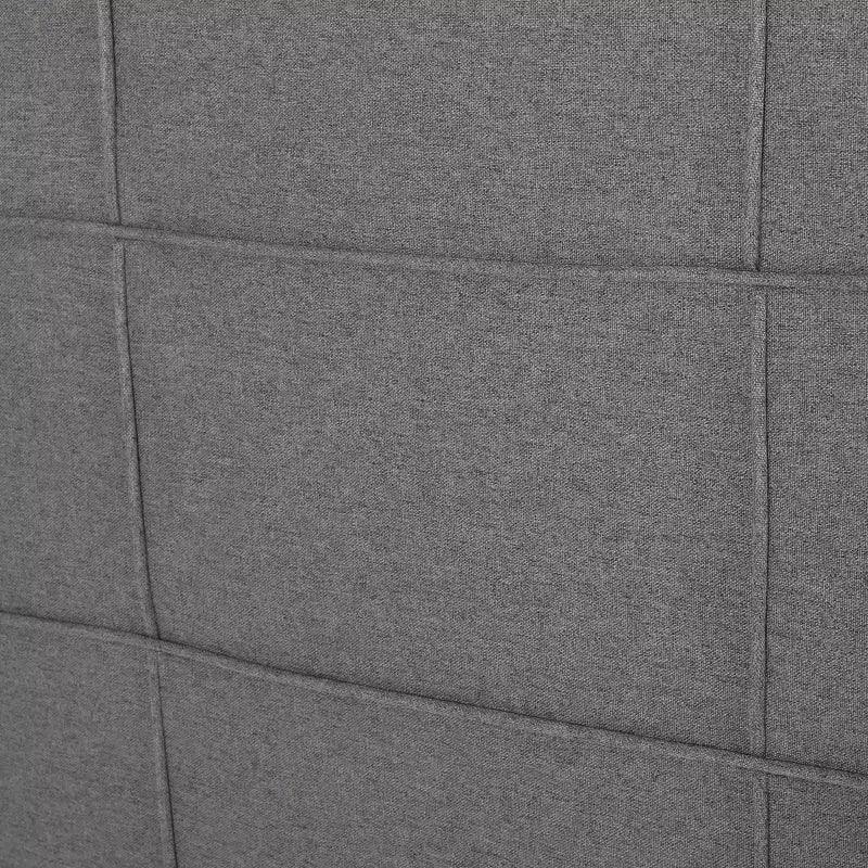 Tête de lit contemporaine en tissu pour lit King/Cal King