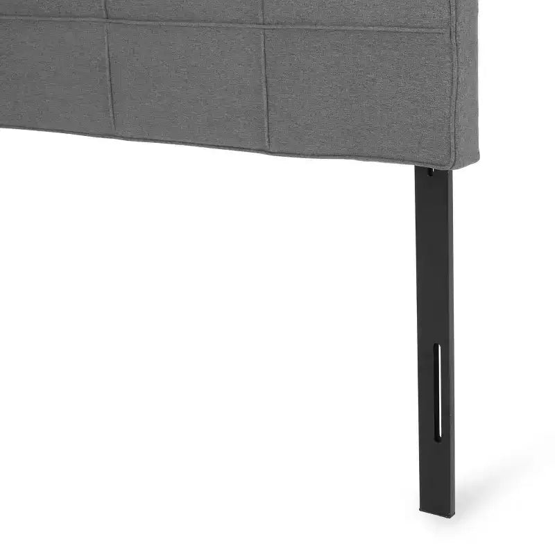 Tête de lit contemporaine en tissu pour lit King/Cal King