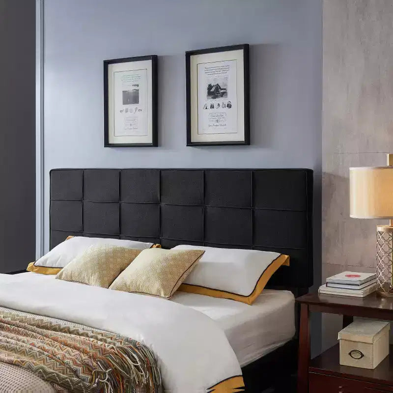 GDFStudio Marakesh Contemporary Fabric Upholstered King/Cal King Headboard