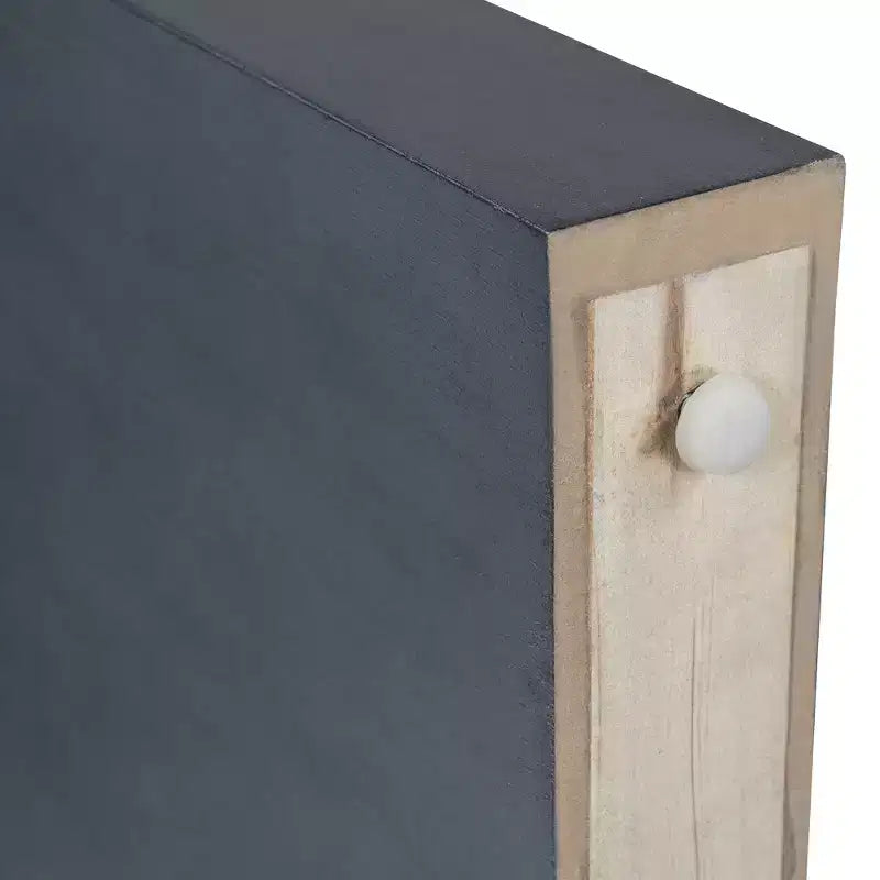 Console d'entrée avec tiroir cannelé et coins incurvés