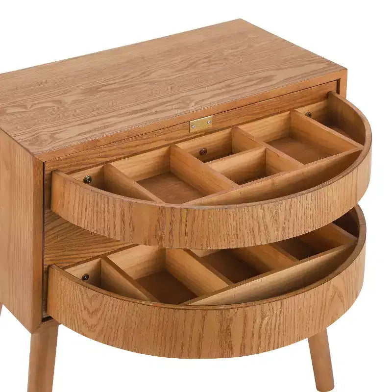 Table de chevet en rotin avec compartiment rotatif, table d'appoint, bout de canapé