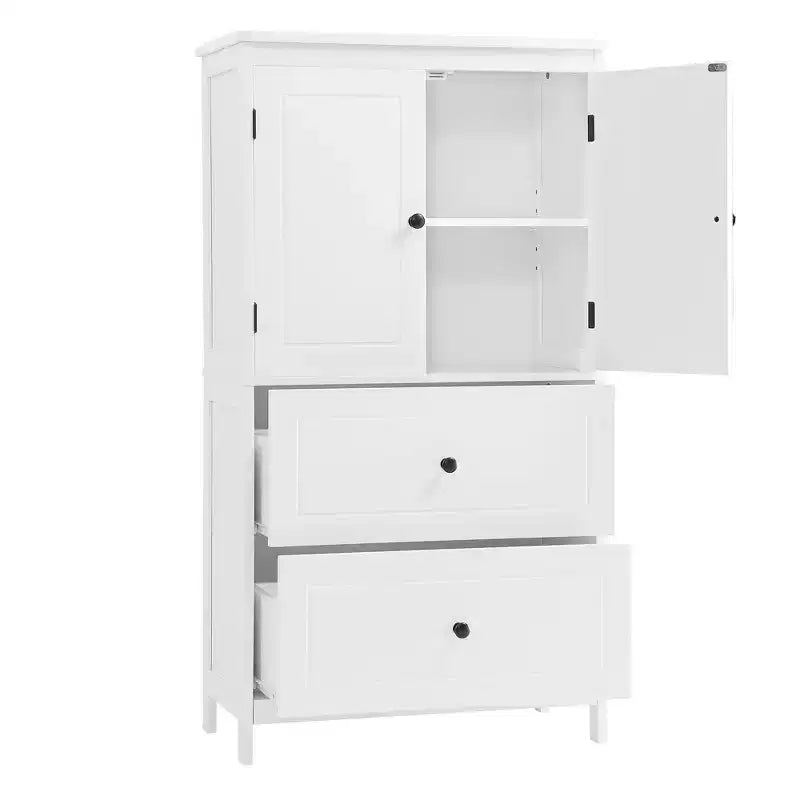 Meuble de rangement de salle de bain autoportant, Meuble de rangement polyvalent