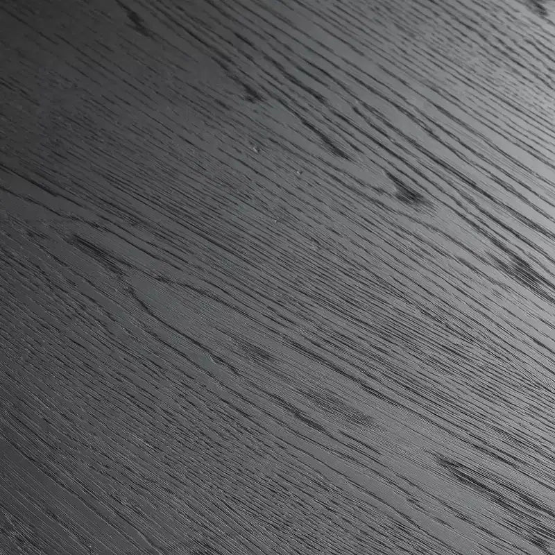 Table de salle à manger ovale en bois, moderne, de style ferme