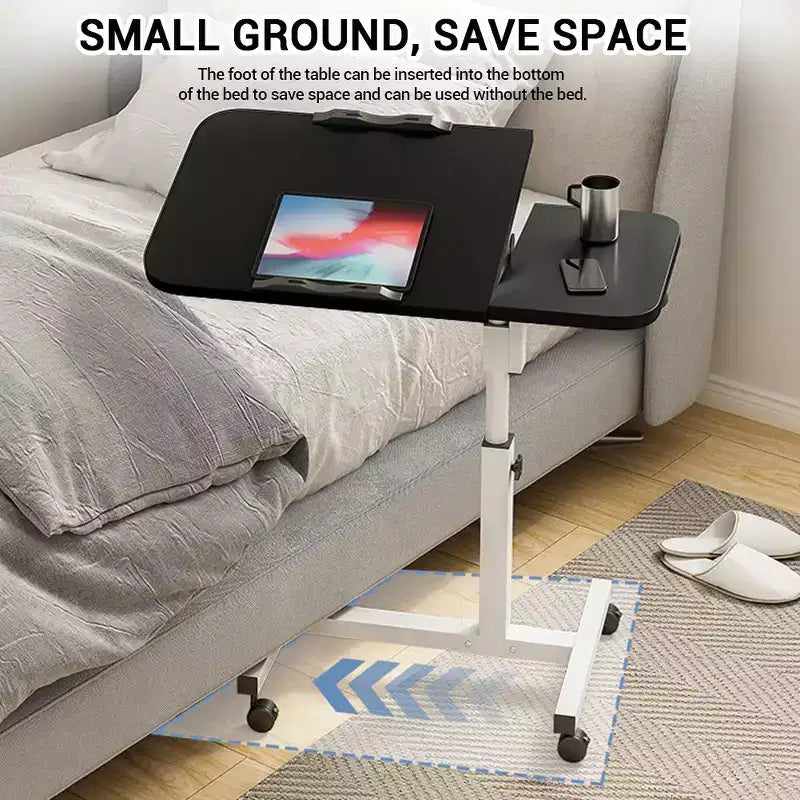 Bureau debout, bureau portable mobile, table de lit réglable