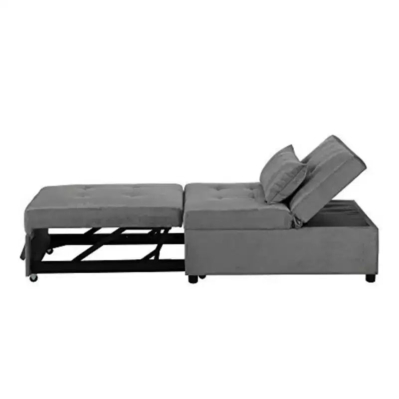 Canapé convertible 4 en 1, chaise de canapé-lit réglable, lit d'appoint moderne