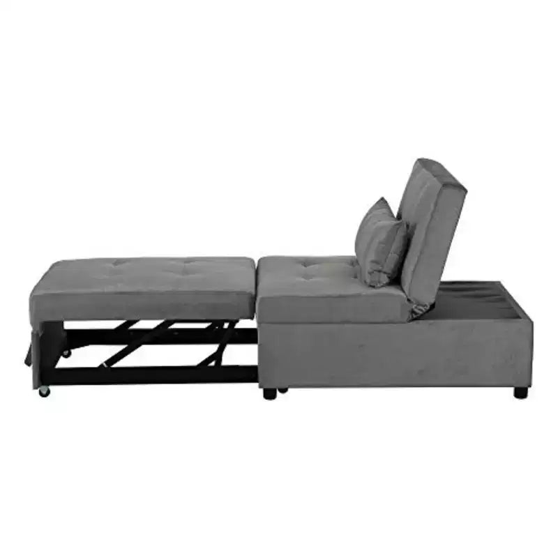 Canapé convertible 4 en 1, chaise de canapé-lit réglable, lit d'appoint moderne