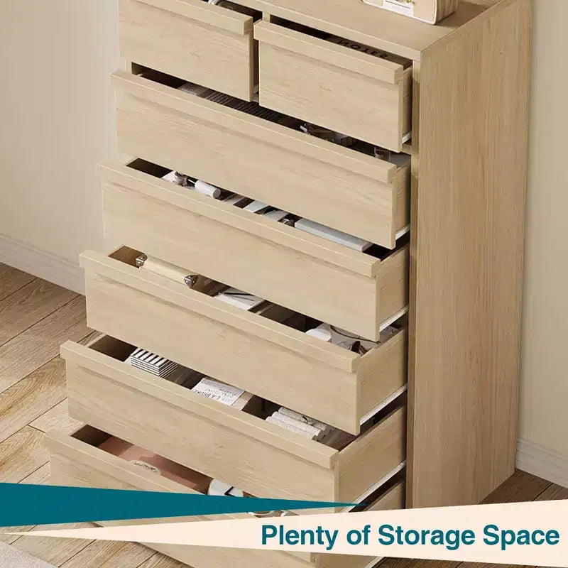 Commode à 5 tiroirs Grande commode avec grand espace de rangement, commode de rangement moderne