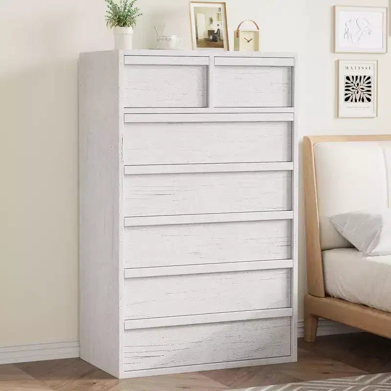 Commode à 5 tiroirs Grande commode avec grand espace de rangement, commode de rangement moderne