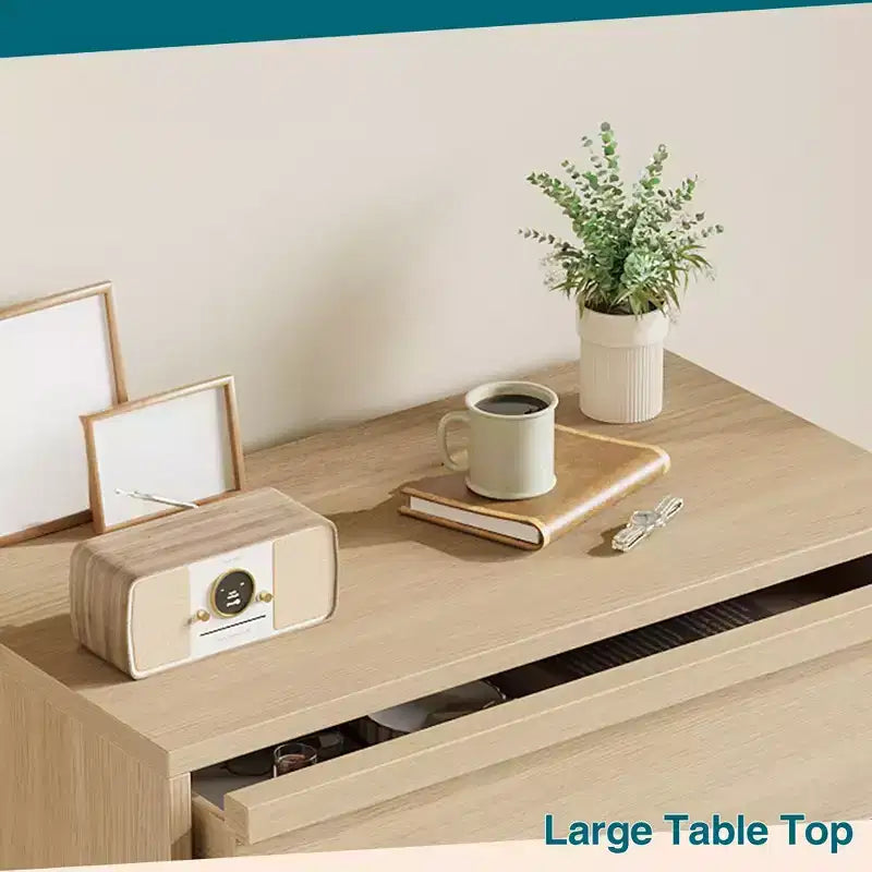Commode à 5 tiroirs Grande commode avec grand espace de rangement, commode de rangement moderne
