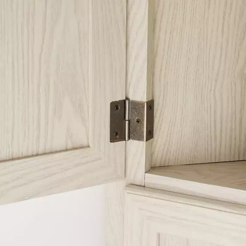 Meuble de rangement de cuisine d'angle à 4 niveaux, armoire de style ferme, étagère.