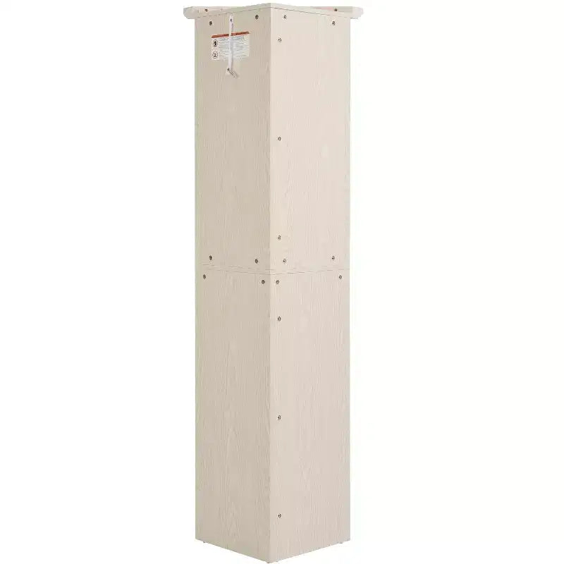 Meuble de rangement de cuisine d'angle à 4 niveaux, armoire de style ferme, étagère.