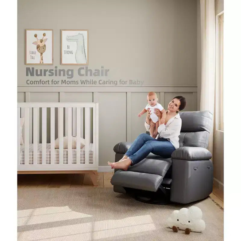 Fauteuil inclinable - Fauteuil relax manuel en cuir PU Confort éponge
