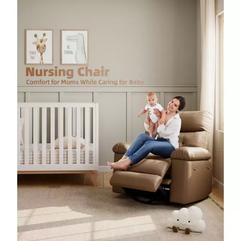 Fauteuil inclinable - Fauteuil relax manuel en cuir PU Confort éponge