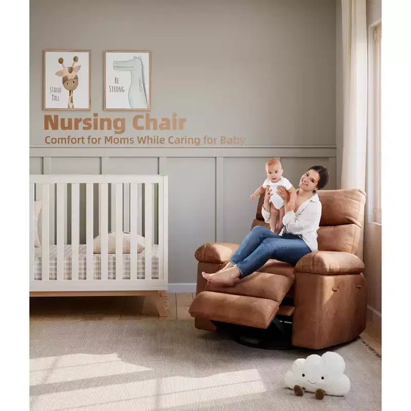 Fauteuil inclinable - Fauteuil relax manuel en cuir PU Confort éponge