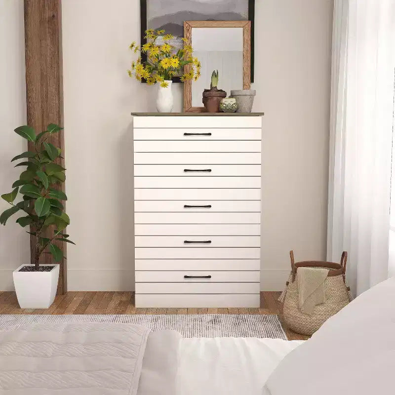 Commode 5 tiroirs (Verrouillage)