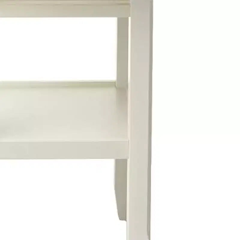 Table de bar pliante ronde en bois crème