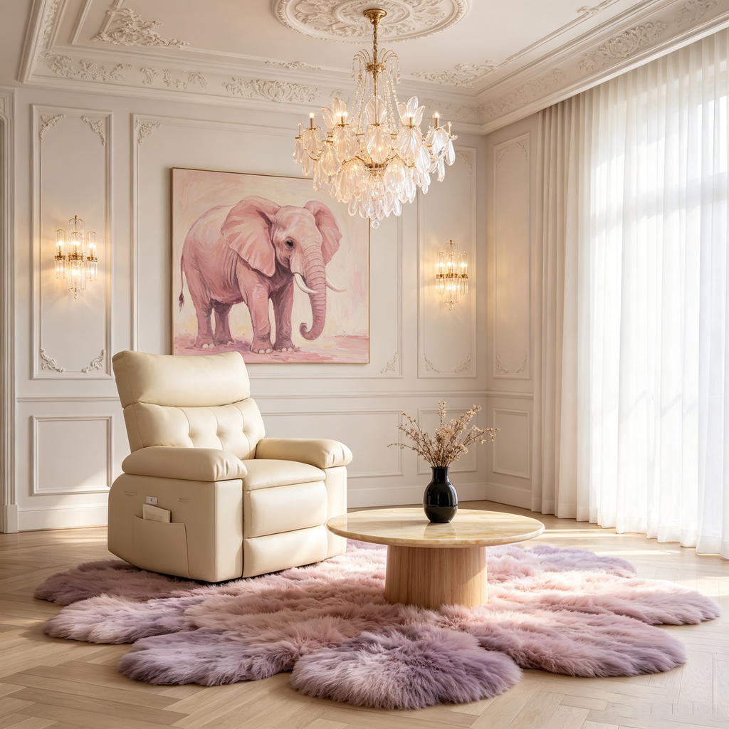 Fauteuil inclinable - Fauteuil relax manuel en cuir PU Confort éponge